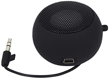 Persistence Mini Speaker Portable Rechargeable Travel Speaker with Aux Input Wired 3.5mm Headphone Jack