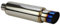 Auto Abgasrohr Auto-Auspuffrohr-Schalldämpfer, Schwanz, Universelle Edelstahl-Auspuffanlagen, Rennschalldämpfer, 2 Zoll, 2,5 Zoll Schräger Auslass Abgasrohrleitungen(2 inch Inlet)