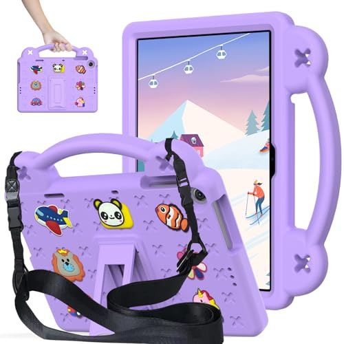 AKABEILA Compatible con Lenovo Tab M10 (3ª generación) 10.1 (2022)/Huawei MatePad T 10s 10.1/MatePad T 10 9.7/MatePad SE 10.1(2022)/Honor Pad X8/Pad X8 Lite, correa para regalo para niñas y niños