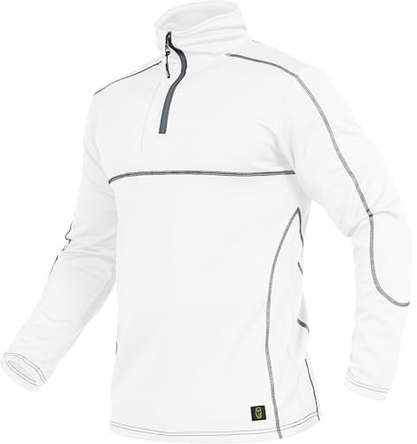 Leibwächter Flex-Line Langarmshirt Herren – atmungsaktives Funktionsshirt mit Stehkragen und Reißverschluss – Arbeitskleidung aus 100% Coolpass-Fleece