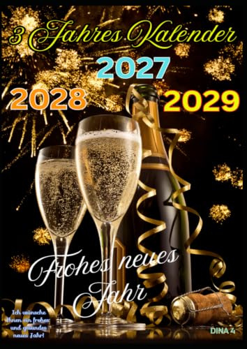 3 Jahres Kalender 2027, 2028 , 2029: 3 Jahres Kalender 2027, 2028 , 2029:. Alle 36 Monate im neuen Glanz.