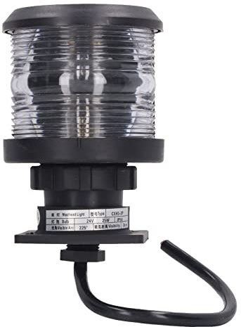 Jeffergarden Marine LED Masthead Light IP56 Däckslampa Navigationsbåt Segelankare, Låg Strömförbrukning LED, 24V 25W 30-60cd 2n.m Lämplig för Alla Fartyg Mindre än 12m Stora