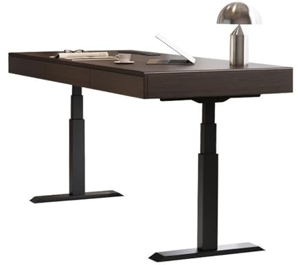 ZKALQECNF Workstations Height Adjustable Electric Desk, Sit Stand Up, Modern Liftable Standing PC Workstation for Home Office Bedroom(M)