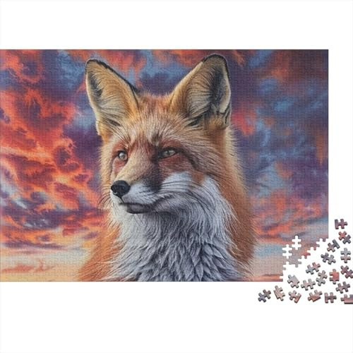 Fox 1000 Teile Recycled Karton Puzzle Für Erwachsene Fortgeschrittene Preis-Leistungs-Sieger Wanddekoration Heimdekoration 52x38cm/1000pcs
