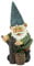 Garden Gnome Statue - Water Pump Pete Garden Gnome - Lawn Gnome, Full Color