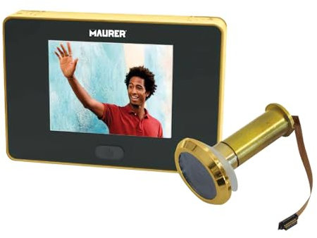 Maurer 3110215 - Digitale porta spioncino oro