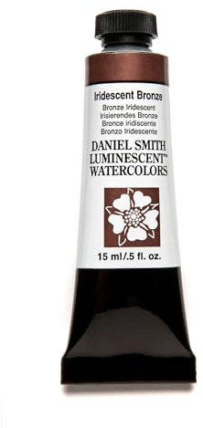 Daniel Smith Extra Fine Watercolor Paint, 15ml Tube, Iridescent Bronze, 284640015