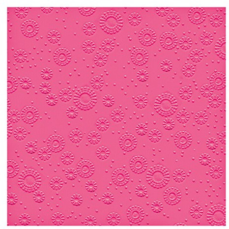 Servietten Moments uni pink 25 x 25 cm, 16 Stück (Papierservietten)