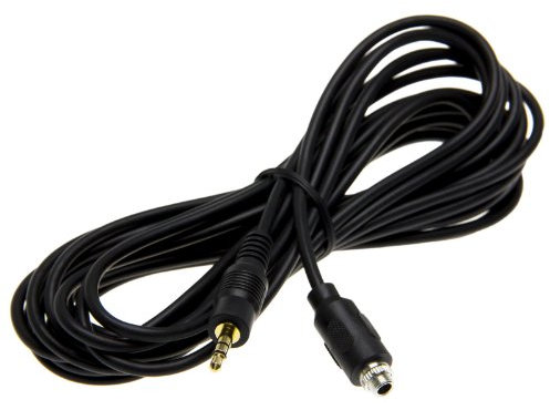 Prise encastrable Jack 3,5 mm - Câble de 5 m - Coupleur AUX Femelle - Adaptateur