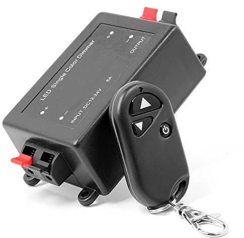 Neuftech LED Funk Regler Dimmer CONTROLLER + RF Fernbedienung für einfarbige LED Strip - 12V 8A Max