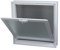 Fuchs Design Ventana de ventilación (384x384x80 mm) Blanca en lugar de 4 bloques de vidrio tamaño 19x19x8 cm - con mosquitera