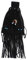 Gürteltasche Lederbeutel Western Indian Style schwarz
