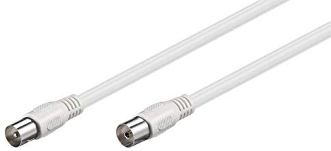 Goobay 66616 Cavo antenna (classe A >85 dB) schermatura doppia - Spina coassiale > Presa coassiale (schermatura completa 100 %)