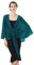 BEAUTELICATE Damen Chiffon Schal Stola Elegante Bolero Leichter Sommerjacke Braut Schal für Brautkleid Hochzeit Abendkleid Festlich (Teal Green, Einheitsgröße)