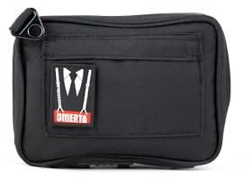 Dime Bags Omerta Boss Smell Proof Padded Pouch with Carbon Filter Technology | Odor and Smell Proof Pouch | Discreet and Sleek Design (8 Inch with Lock)