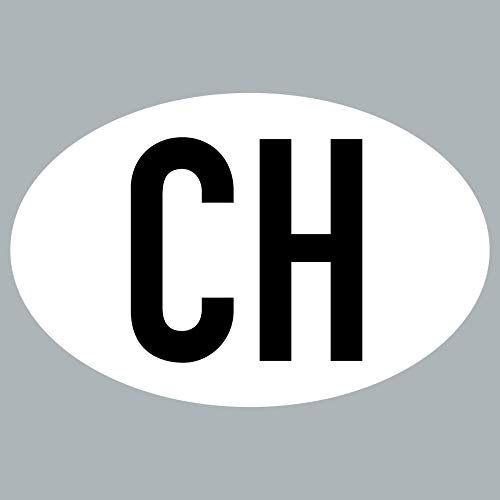 GreenIT CH Aufkleber Auto Sticker Swiss Schweiz Sui Länderkennzeichen Zeichen Symbol 4061963019771