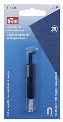 Prym 611126 Einfädler für Nähmaschine + Magnet Magnetischer Nadeleinfädler, Plastik, violett, Einheitsgröße