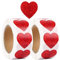 1000pcs Herz Aufkleber Glitzer Selbstklebende Herzform Sticker Herz Klebeetiketten für Valentinstag Weihnachten Hochzeit Gästebuch Geschenkbeutel DIY Handwerk 2.5cm Durchmesser