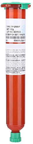 Fdit 50g UV Glue, TP2500F LOCA Optical Glue for Phone Glass Lens LCD Screen Repair, 50g / Syringe