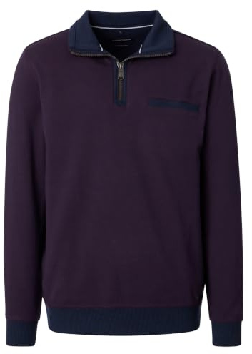 CASAMODA Sweattroyer Uni Bordeauxrot L