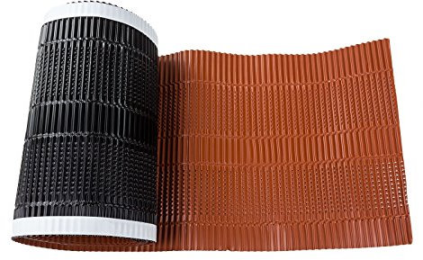 Alu-Rollfirst 300mm x 5m - ziegelrot - RAL 8004 | Firstrolle Firstband Vollalu Rollfirst Gratrolle Dachrolle Gratrolle