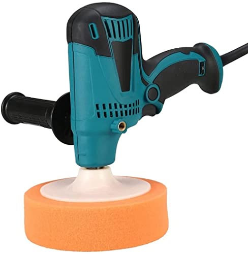 Vertical car Beauty polishing Machine car waxing Glazing Machine Household Marble Tile Floor Repairing and polishing Power Tool Kits 6 Variable Speeds/8 Replaceable Polishing Pads