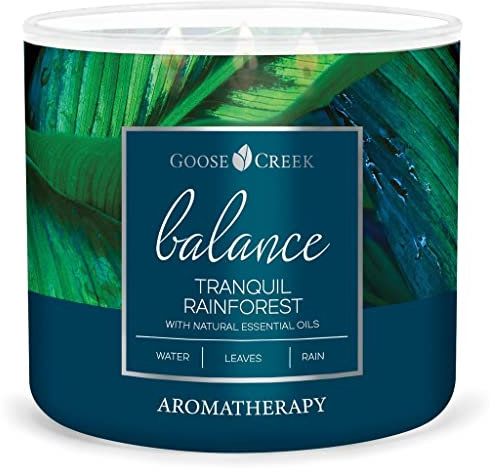 Goose Creek Candle® Tranquil Rainforest - Balance 3-Docht-Kerze 411g