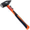 WEDO Schlosserhammer，Ingenieurhammer，Fiberglasstiel，Hardware Werkzeug，Mechaniker Hammer Mit Rutschfester Griff，Kohlenstoffstahl，Langlebig,500g,Länge 12.5