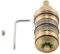 RUANI Cartouche thermostatique pour douche en laiton pour salle de bain et poignée pour mitigeur vanne mélangeur de douche bar mélangeur douche douche vanne mélangeur, Or