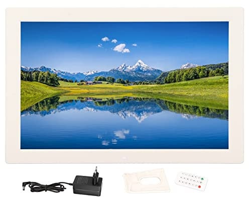 17 Zoll HD Digital Bilderrahmen mit Fernbedienung, 16:10 LED Anzeige 1440 * 900 Elektronischer Bilderrahmen, Unterstützt Video/Audio/Bild, Unterstützt USB/SD/MMC Karte/HDMI.