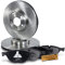ATEC Germany Bremsenset Vorderachse inkl. Bremsscheiben Ø 348 mm Belüftet + Bremsbeläge Vorne Kompatibel mit BMW 5er (F10) (F07) (F11), 6er (F12) (F13) (F06), 7er (F01, F02, F03, F04)