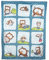 NICI 48936 Eule Oscar 106x140cm blau-Kuscheldecke für Babys & Kinder-Flauschige Plüschdecke-Warme Decke für Mädchen & Jungen