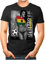 OM3 - Ghana-Champions - Herren T-Shirt mit Länderflagge Sexy Girl Frau Fußball Trikot Afrika Vintage Schwarz L