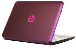 mCover® Funda RÍGIDA para HP Chromebook Serie 11 G2 G3 G4 de 11,6 - Púrpura