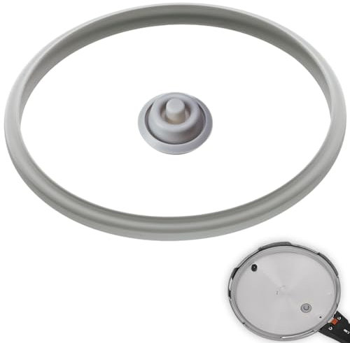 KSJEHW Junta de Olla Adaptable a Fagor - diametro Interior - 24cm diametro Exterior - Caucho Natural para Olla a presión - Desmoldadas a Mano - Goma de Tapa