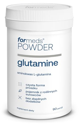 ForMeds - POWDER Glutamin - 700mg pro Portion - Aminosäure - Unterstützt den Darm und das Verdauungssystem - 90 Portionen