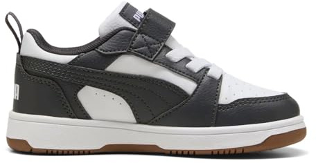 PUMA Rebound V6 LO AC+ PS Sneaker, White-Dusky Gray-Gum, 21 EU