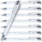 DECORS concept - Penna personalizzata in metallo - Quantità 50 - Perfette come regalo personalizzato per gli ospiti di matrimoni, comunioni e compleanni o come Gadget Pubblicitario. (Bianco)