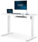 kowo Glass Electric Standing Desk with Drawers & USB C Hub 120 X 60cm, Height Adjustable Desk, Sit Stand Stand Up Computer Desk For Home Office