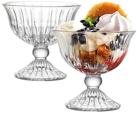 Altom Design Eisbecher Eisschale Süsigkeitenbecher Eisglas Dessertschale 200 ml Venus (2 Stück)