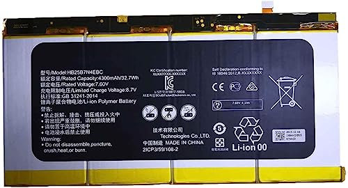 7,6 V 32,7 Wh HB25B7N4EBC Laptop Battery Compatible para Huawei MateBook HZ-W19 Series Notebook