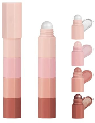 CiuGear Lidschattenstift, matt feiner Lidschattenstock 4 in 1 Design