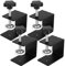 Nettoppo Drawer Front Panel Installation Clamp Hardware Jig C Clamp 3mm Thicker Drawer Drill Hole Guide U Clamp(4 Pack)