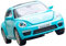 XIYUEYING 1 32 for Käfer Spielzeug Auto Modell Kits Hohe Simulation Fahrzeug for Jungen Urlaub Geschenke Spielzeug(Blau)