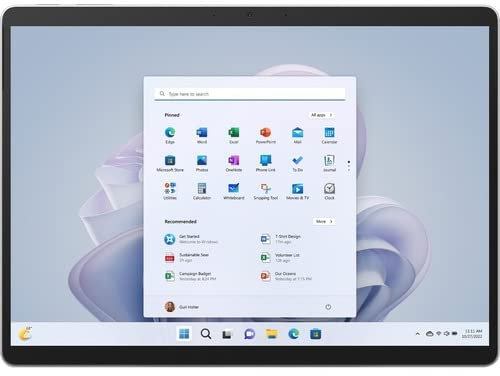 Microsoft 13IN SURFACE PRO 9 5g SQ3 16gb 256 with keyboard silver (Renewed)