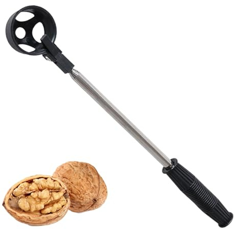 Générique Ramasse-Oeufs - Outil Extensible pour Ramasser Les Oeufs,Collecteur À Long Manche Inoxydable pour Poulailler Verger Ferme Jardin