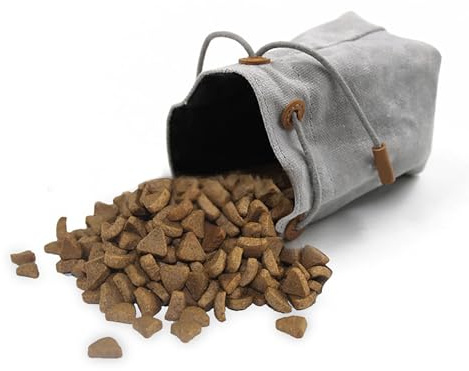 pumpumlia Hundeleckerli-Hüfttasche für Outdoor-Training, Haustier-Übungen, Spaziergänge, Beutel mit Kordelzug, Leckerlibeutel, Hundesnack-Halter