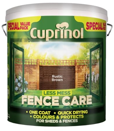 Cuprinol 5L Plus 20 Percent Timber Care - Rustic Brown
