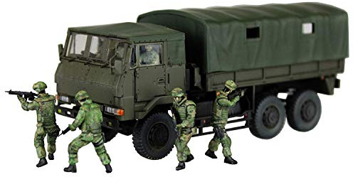 1/72 Military model kit series No.11 Ground Self-Defense Force 3 1 / 2t track armor-reinforced (personnel 6 pieces)