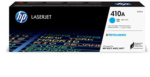 HP 410A (CF411A) Blau Original Toner fürHP Color Laserjet Pro M452, HP Color Laserjet Pro M477